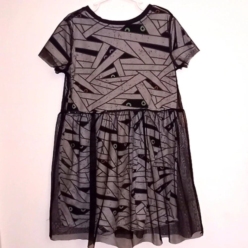 Cat & Jack Mummy Halloween Dress Size M 7/8